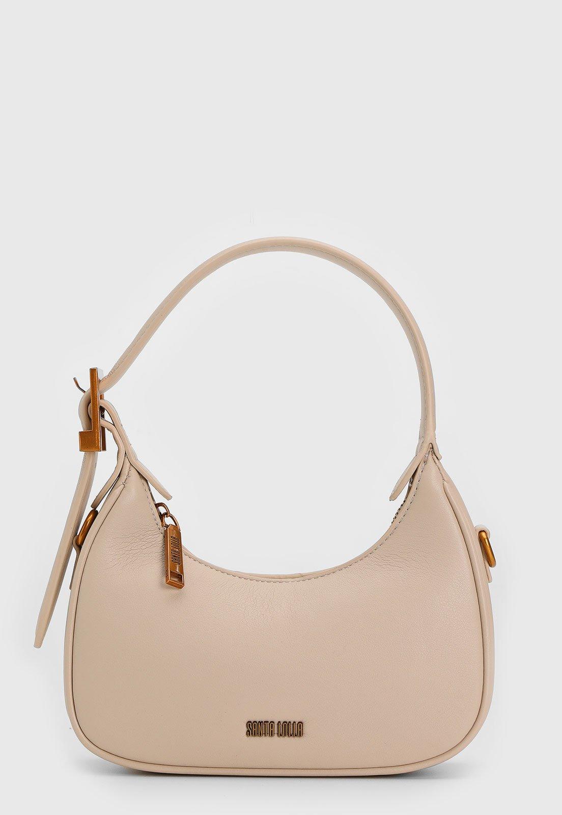 Bolsa Tiracolo Santa Lolla Alça Dupla Off-White