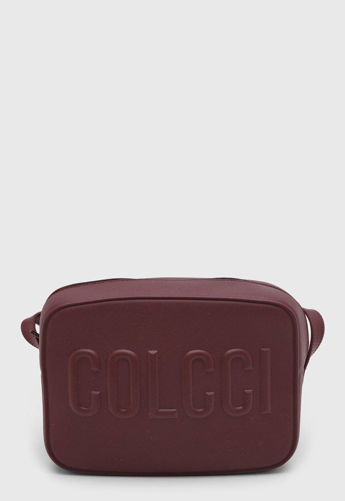 Bolsa Feminina Colcci Retangular PVC Bordô