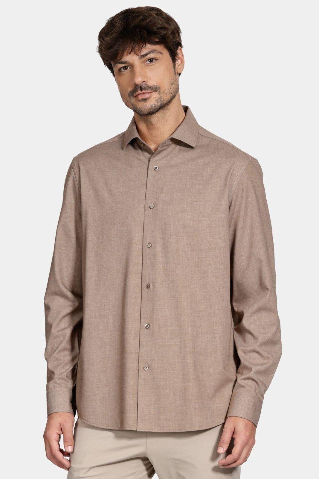 Camisa Aramis Regular Melange Antibactéria