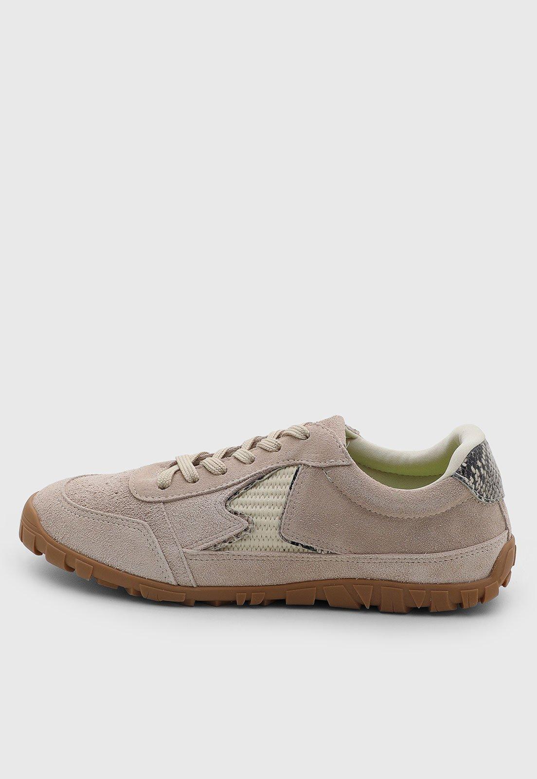 Tênis Feminino Santa Lolla Couro Bege