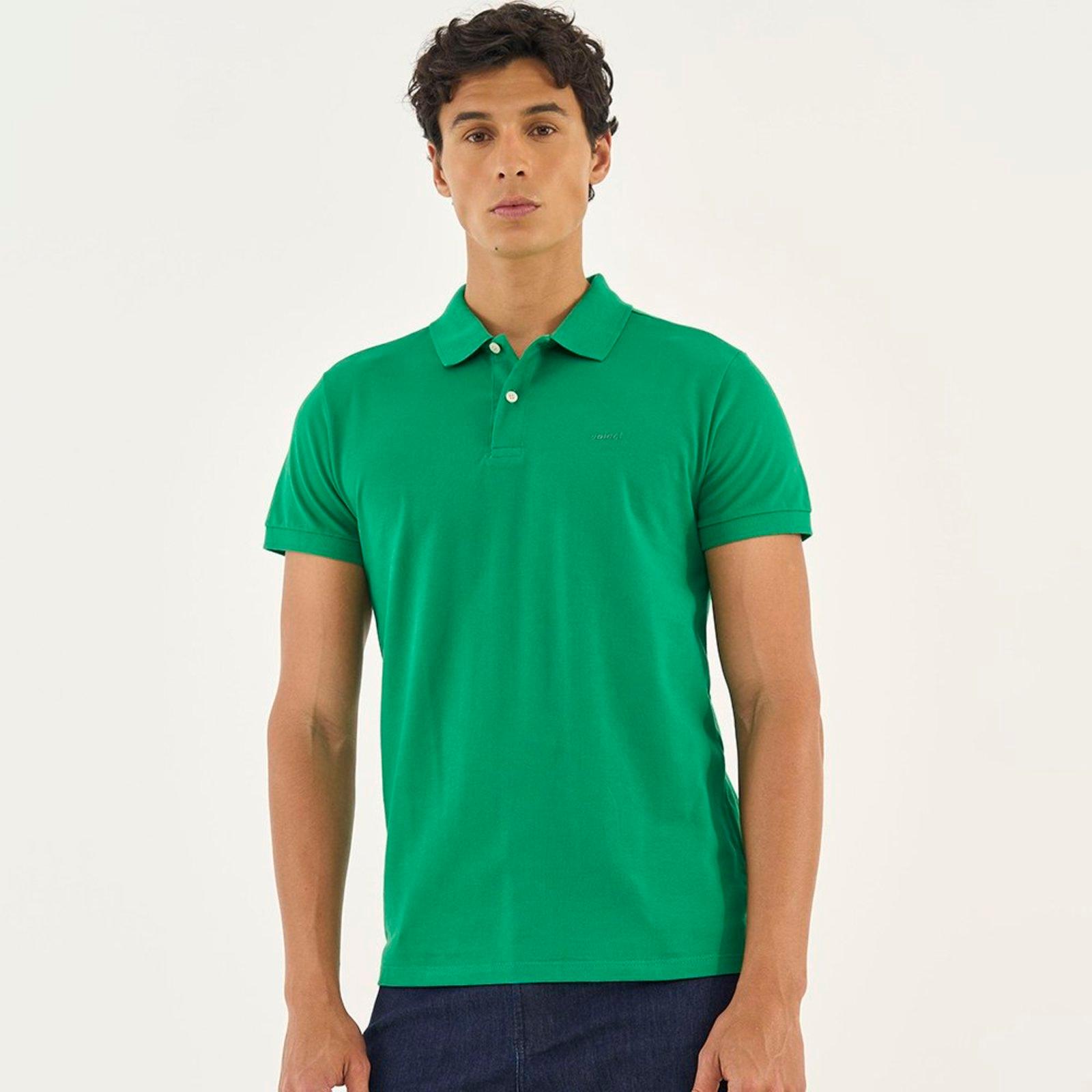 Camisa Polo Colcci Clean Ou26 Verde Masculino