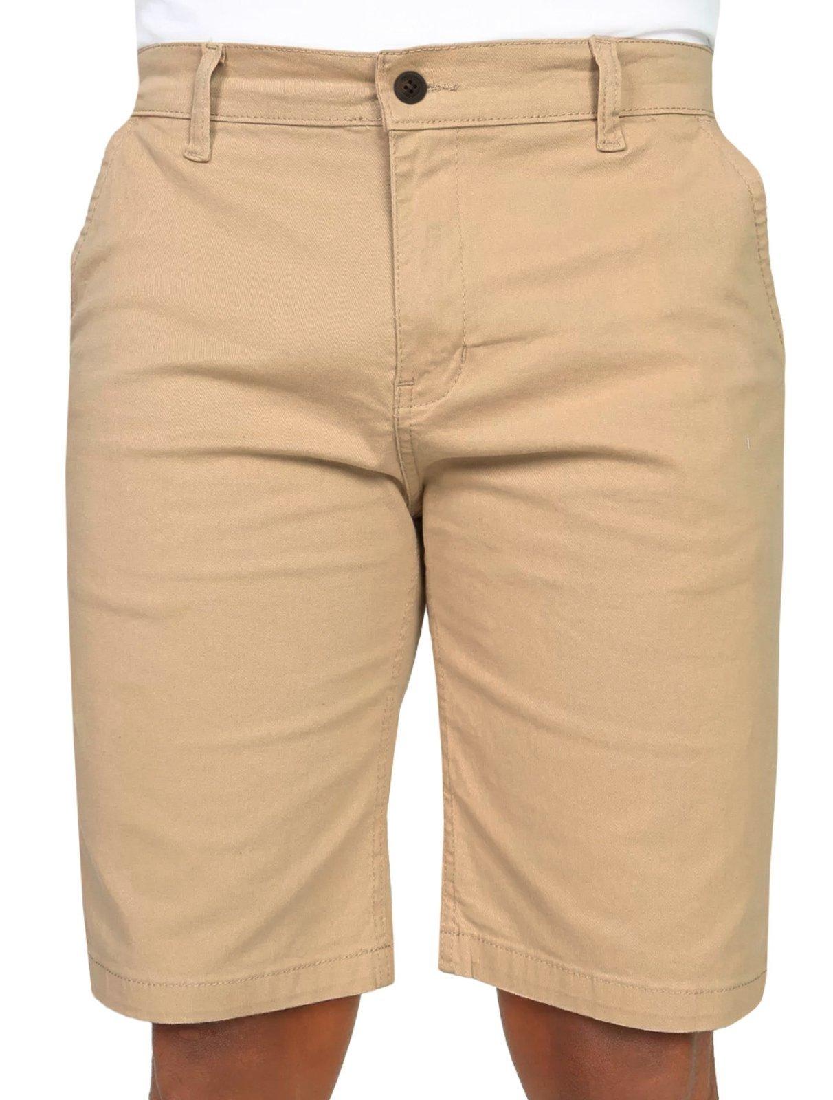 Bermuda Tommy Hilfiger de Sarja Stretch Cáqui Claro