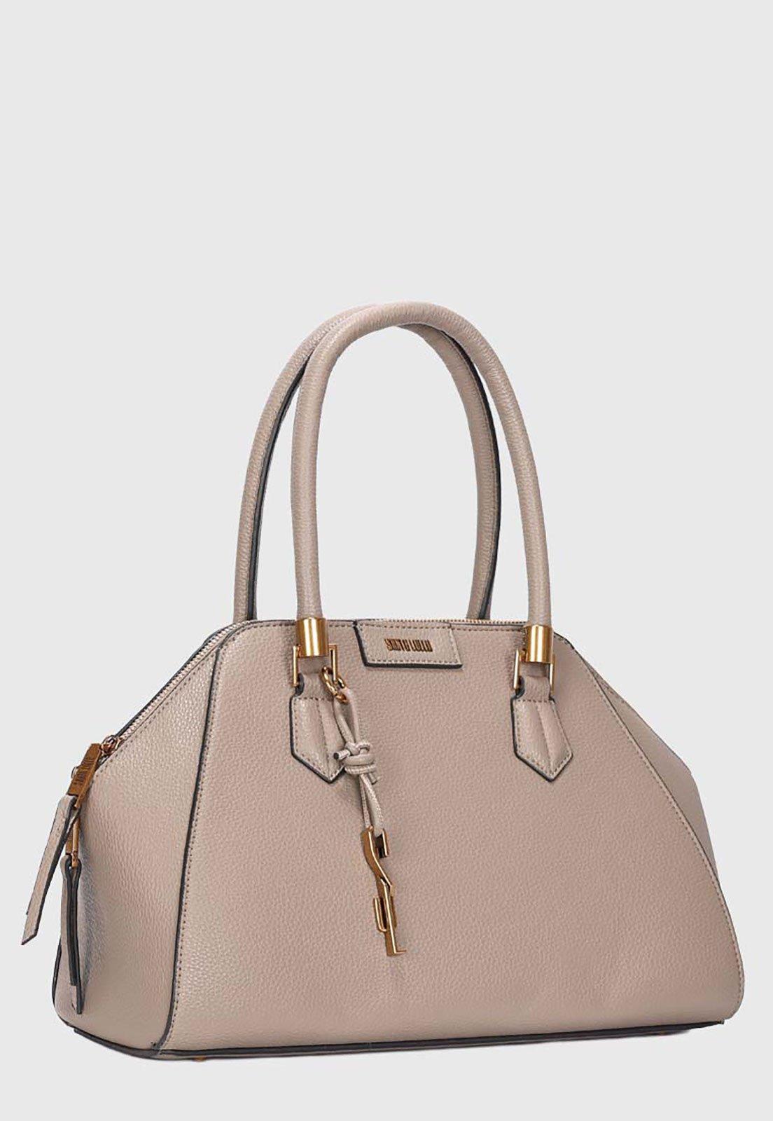 Bolsa Feminina Santa Lolla Estruturada Bege