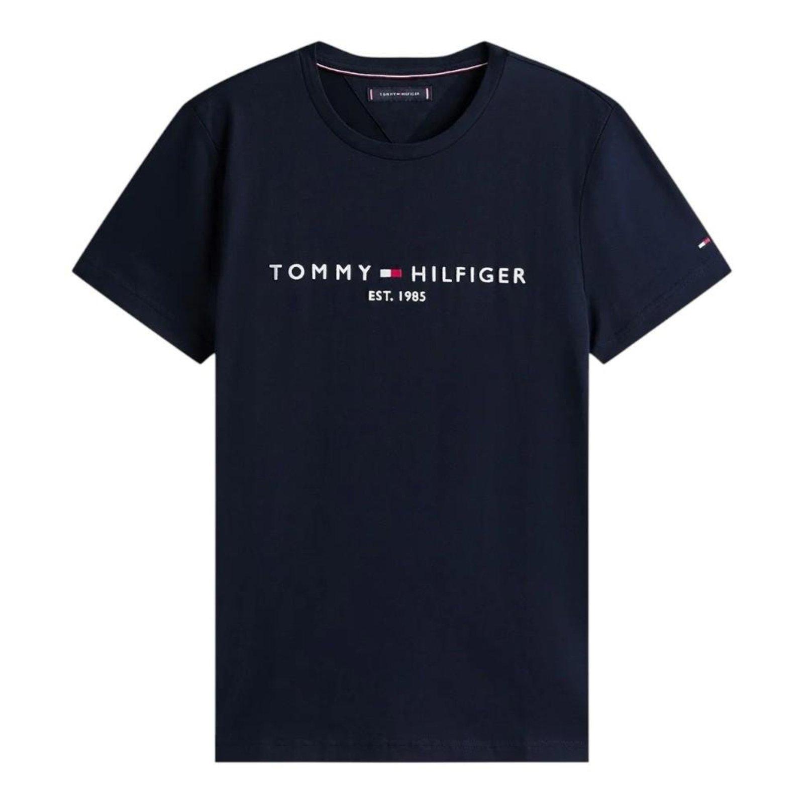 Camiseta Tommy Hilfiger Core Logo Tee Masculino Azul Marinho