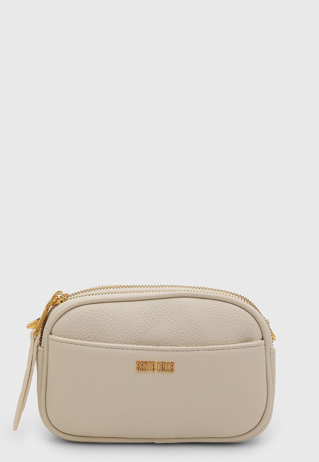 Bolsa Feminina Santa Lolla Pequena Off-White